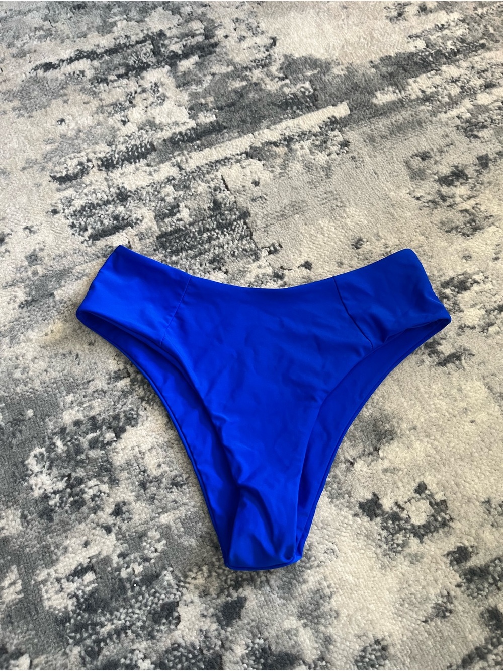 Women’s High-Cut Swim Bottoms in Royal Blue - Classic Fit